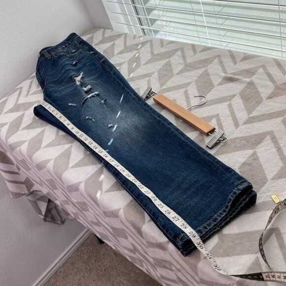 CAbi 100% Boyfriend Distress Jean Denim style 4152 Size 6 - Picture 8 of 8